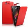 Sony Xperia Z Δερμάτινη Θήκη Flip - Κόκκινη Sony Xperia Z Δερμάτινη Θήκη Flip - Κόκκινη